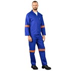 Technician 100% Cotton Conti Suit - Reflective Arms & Legs - Orange Tape - Image 4