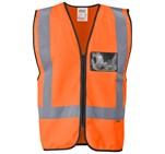 Hi-Viz Reflective Full Zip Vest - Image 5