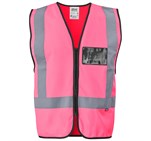 Hi-Viz Reflective Full Zip Vest - Image 4