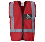 Hi-Viz Reflective Full Zip Vest - Image 3