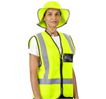 Roadside Hi-Viz Reflective Hat - Image 2