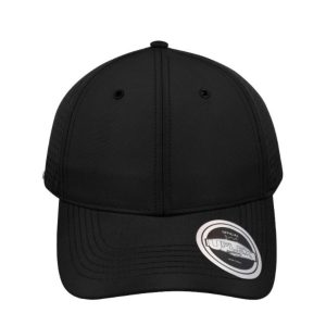 U15618BLACK - Uflex High Tech 6P Curved Peak - Black