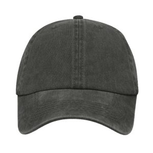 C10606BLACK - Max Wash Dad Cap - Black