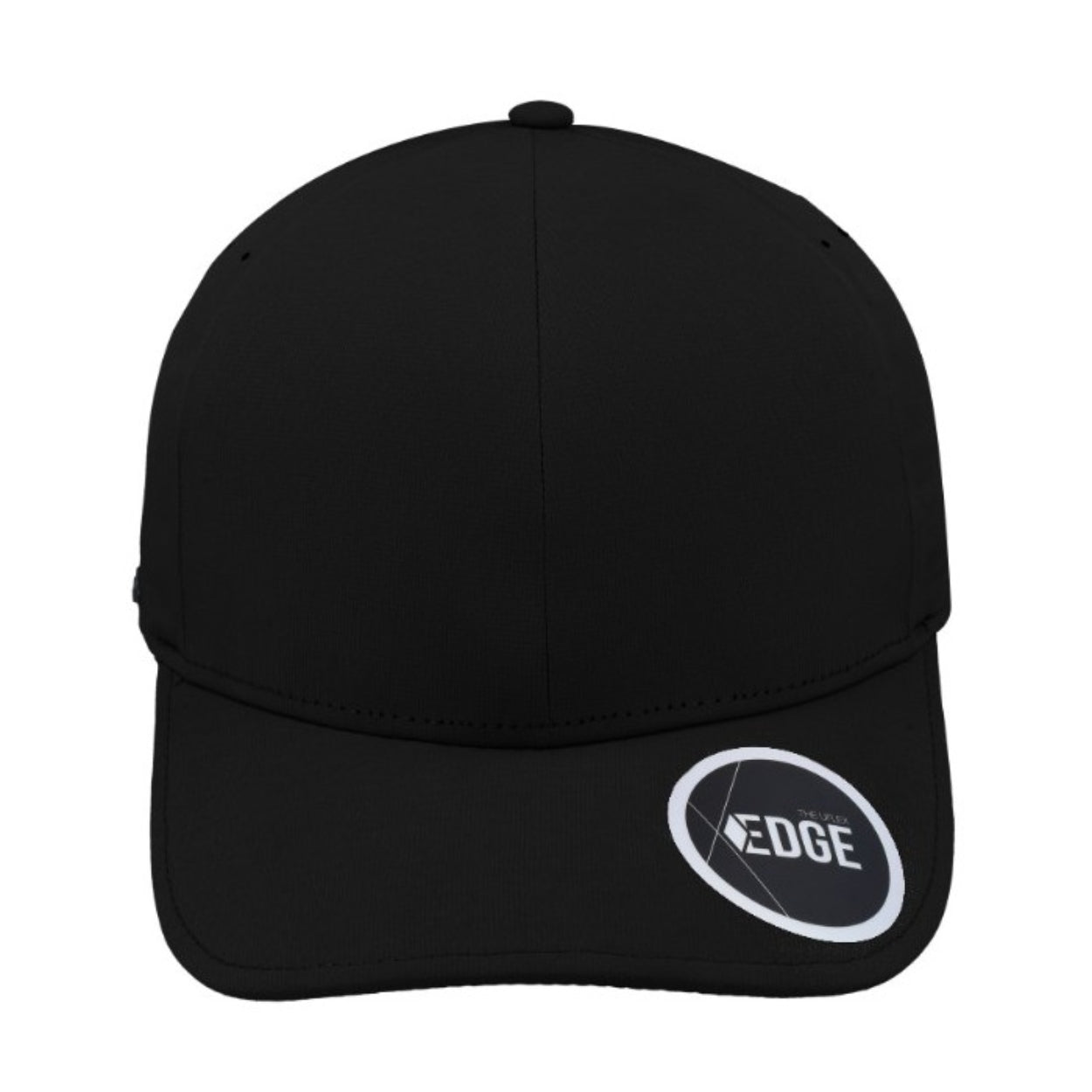 U15800BLK-S/M - Uflex Edge Bonded 6P Baseball - Black / Small/Medium