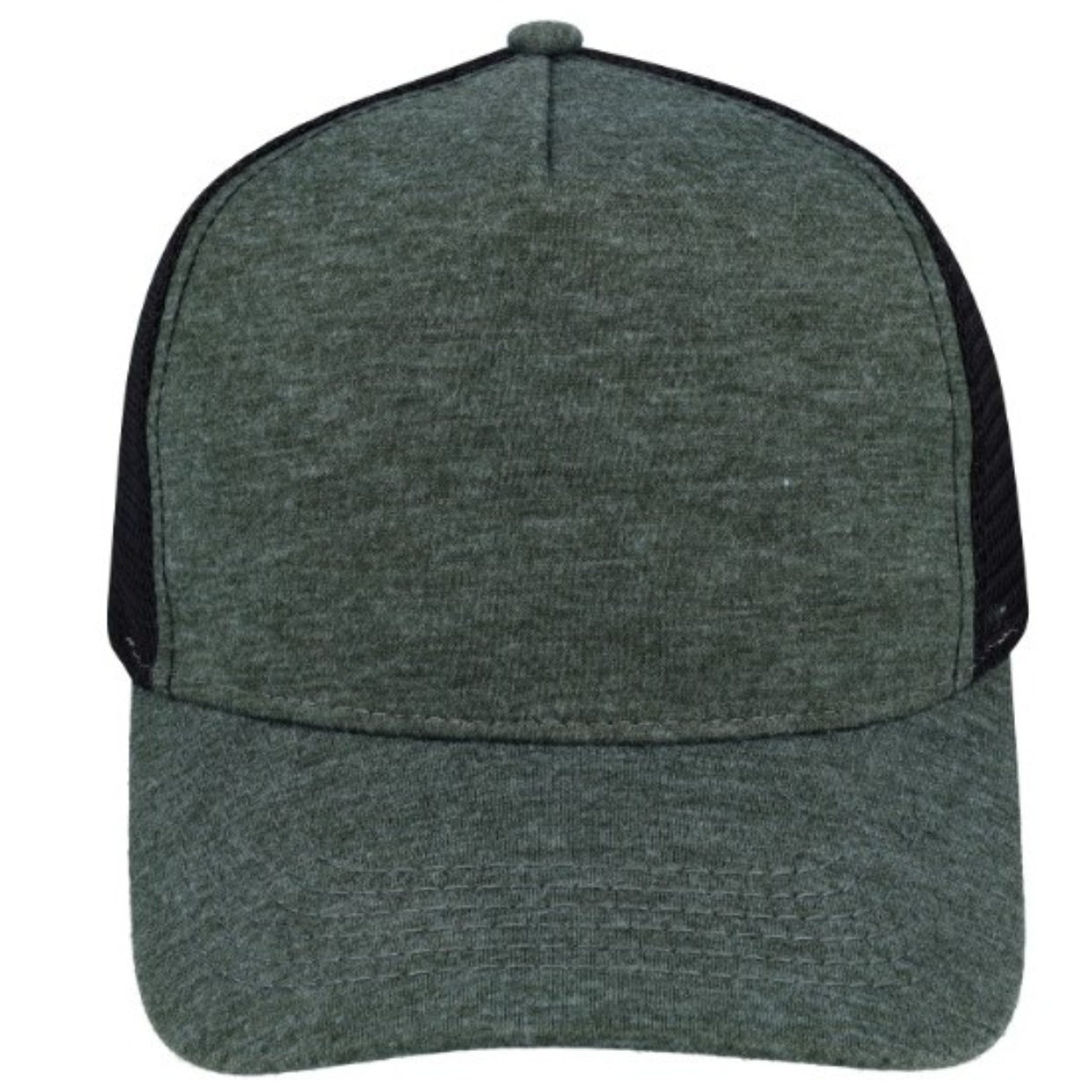 C10500BOTMEL - Jersey Trucker Cap - Bottle/Melange