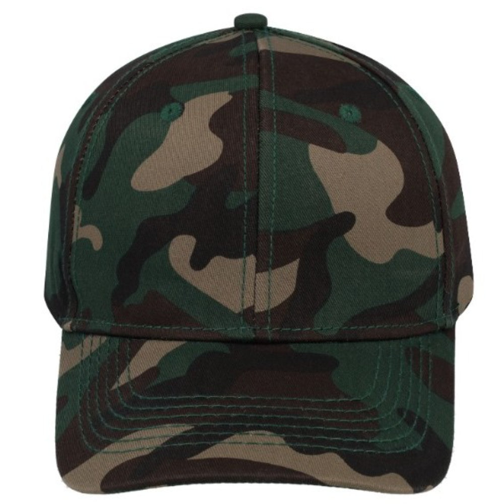 6027CAMOGREEN - Camo Hunter Cap - Camo Green