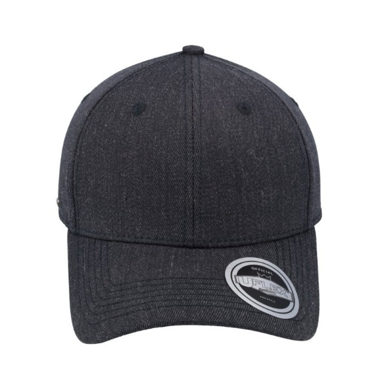 U15603CHAR-S/M - Uflex Prostyle 6 Panel Fitted - Charcoal Melang / Small/Medium