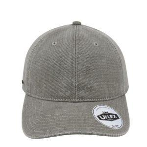 U22610CHARCOAL - 6P Washed Canvas Dad Cap - Charcoal