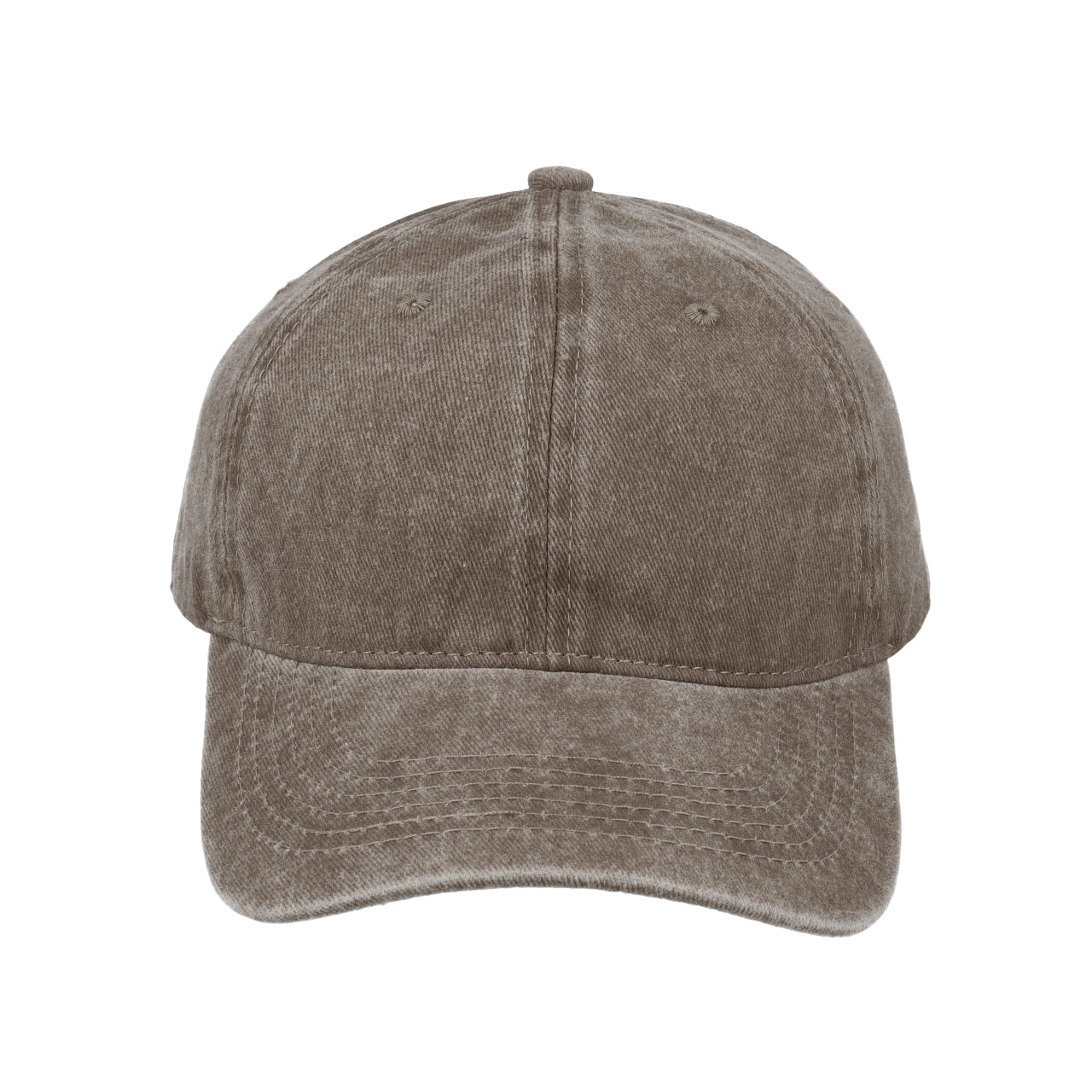 C21606COFFEE - Promo Washed 6 Panel Cap - Coffee