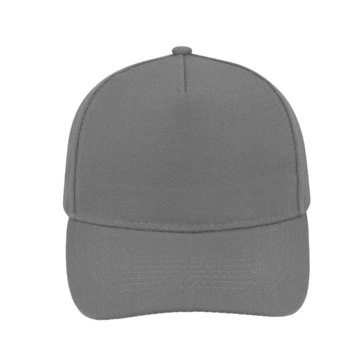 V5038GREY - 5 Panel Acrylic Cap - Grey