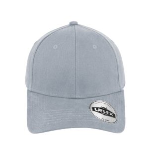 U15603SGRY-XXL - Uflex Prostyle 6 Panel Fitted - Grey / Extra Extra Lar