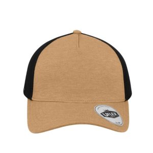 U21503RQKHA - 5 Panel RQ Trucker Cap - Khaki