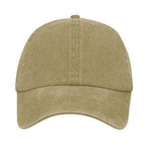 C10606KHAKI - Max Wash Dad Cap - Khaki