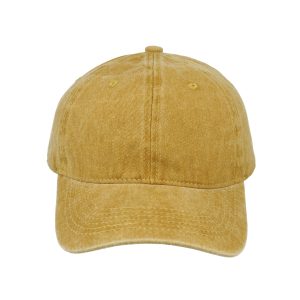C21606MUSTARD - Promo Washed 6 Panel Cap - Mustard