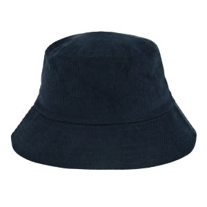 H2401NAVY-59CM - Corduroy Bucket Hat - Navy / 59cm