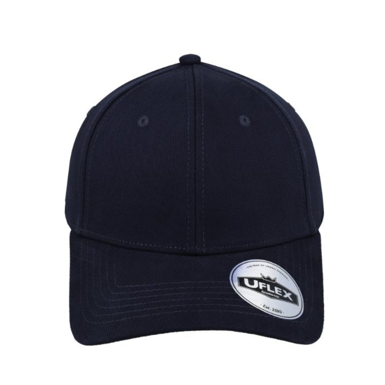 U15603NAVY-S/M - Uflex Prostyle 6 Panel Fitted - Navy / Small/Medium