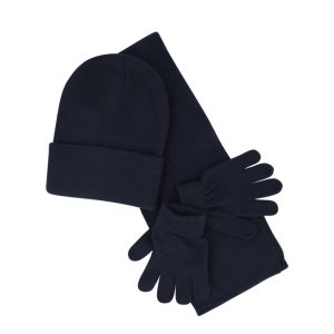 KB1702NAVY - Kiddies Knitted Set - Navy