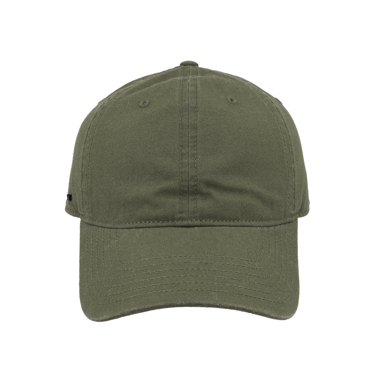 U25610OLIVE - Washed Light Canvas Dad 6P Cap - Olive