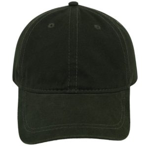 6042OLIVE - Tracker Canvas 6 Panel Cap - Olive