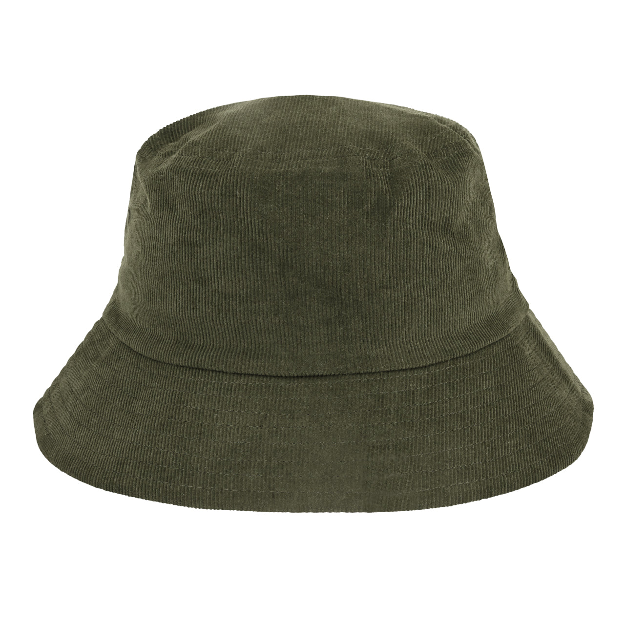 H2401OLIVE-58CM - Corduroy Bucket Hat - Olive / 58cm