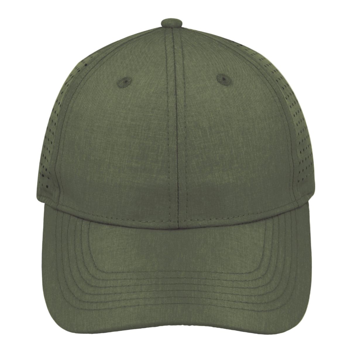 P23600OLIVE - Ultra Melange 6 Panel Cap - Olive