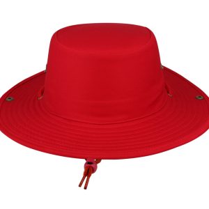 S6048RED-M - Safari Wide Brim - Red / Medium