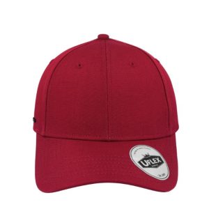 U20608RCRED - Uflex 6 Panel Snapback Cap - Red