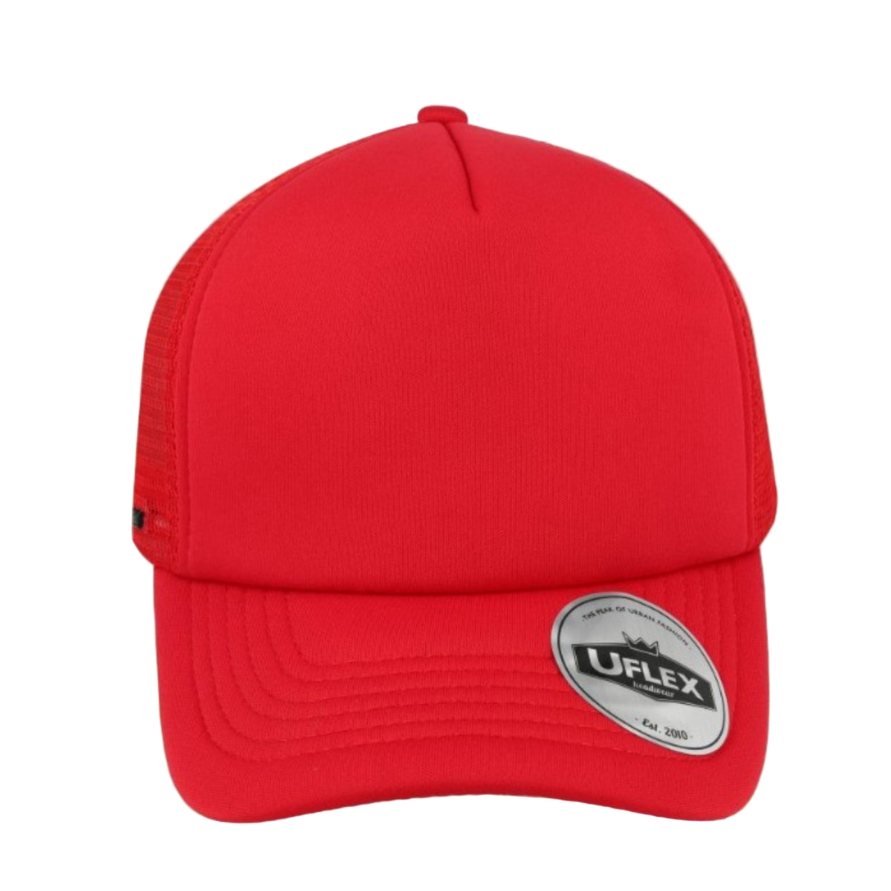 KU15502RED/RED - Uflex Youth Curved Peak Trucke - Red/Red