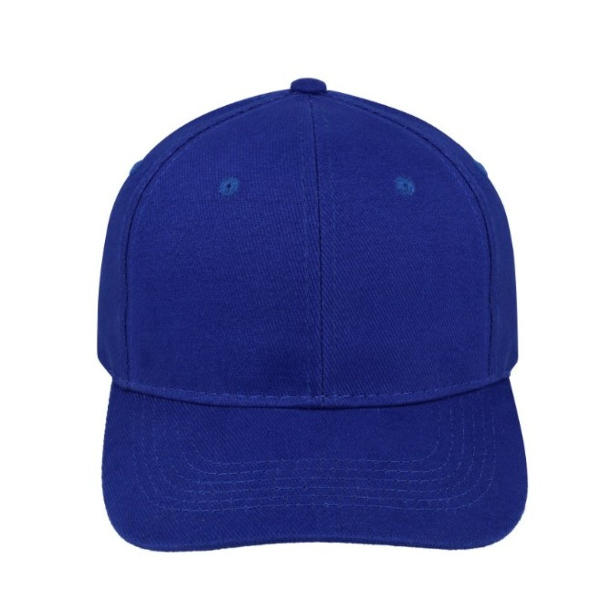 V6009ROYAL - 6 Panel Br Cotton Cap - Royal