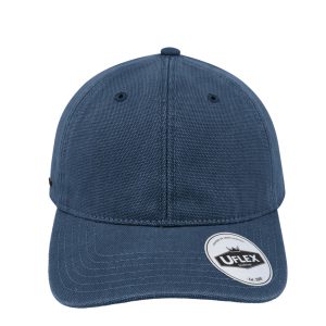 U22610STEELBLUE - 6P Washed Canvas Dad Cap - Steel Blue