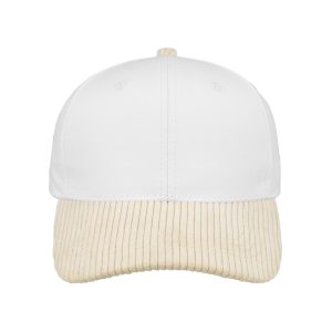 SAF6002WHT/CREA - SA Two-Tone 6 Panel Cap - White/Cream
