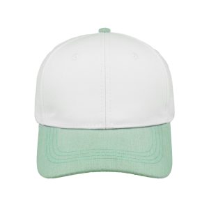 SAF6002WHT/SAGE - SA Two-Tone 6 Panel Cap - White/Sage