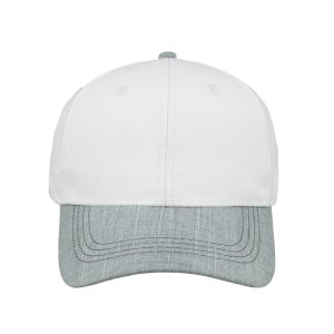 SAF6002WHT/SNWM - SA Two-Tone 6 Panel Cap - White/Snow Melange