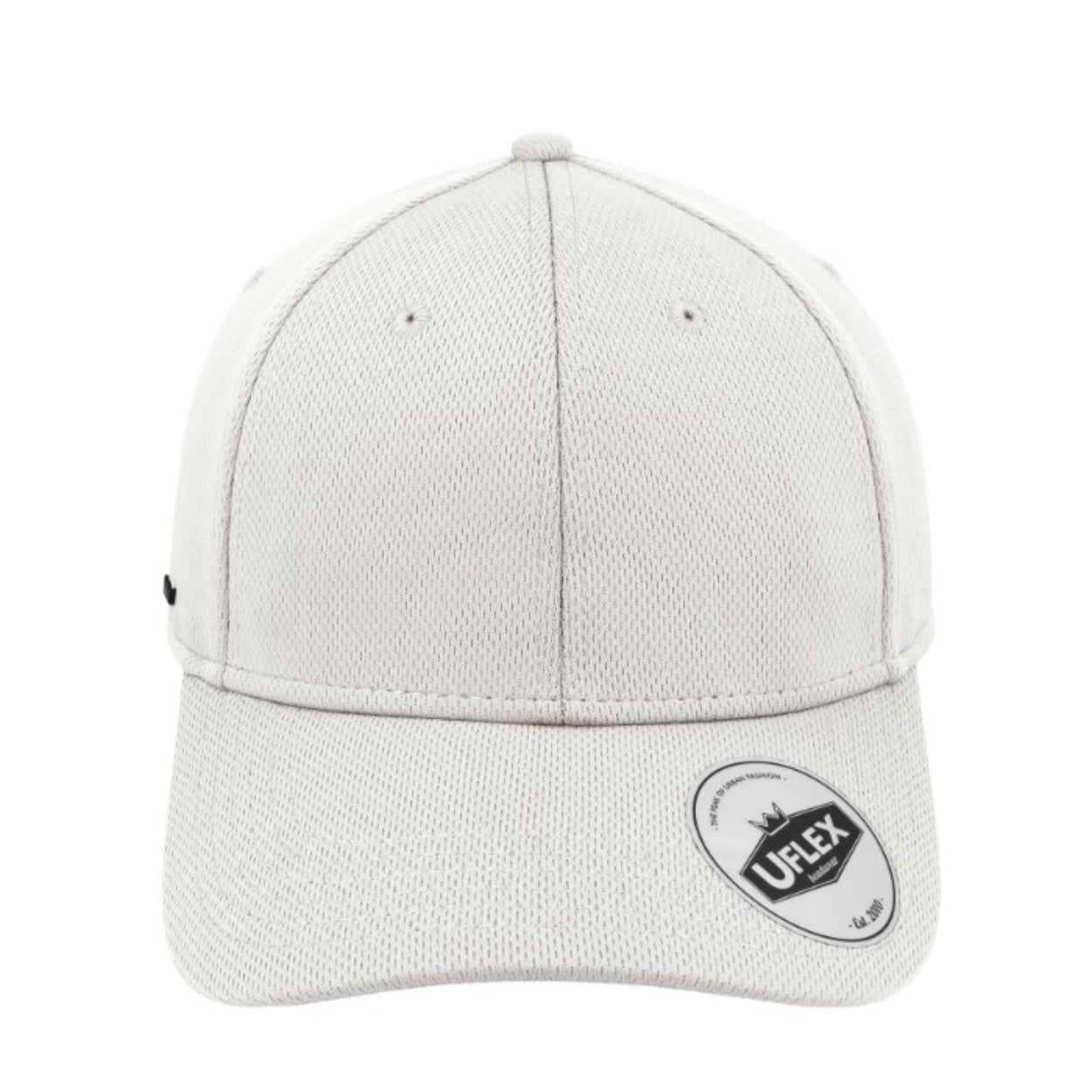 U20603WHITE - Uflex Poly Recycled Birdseye - White