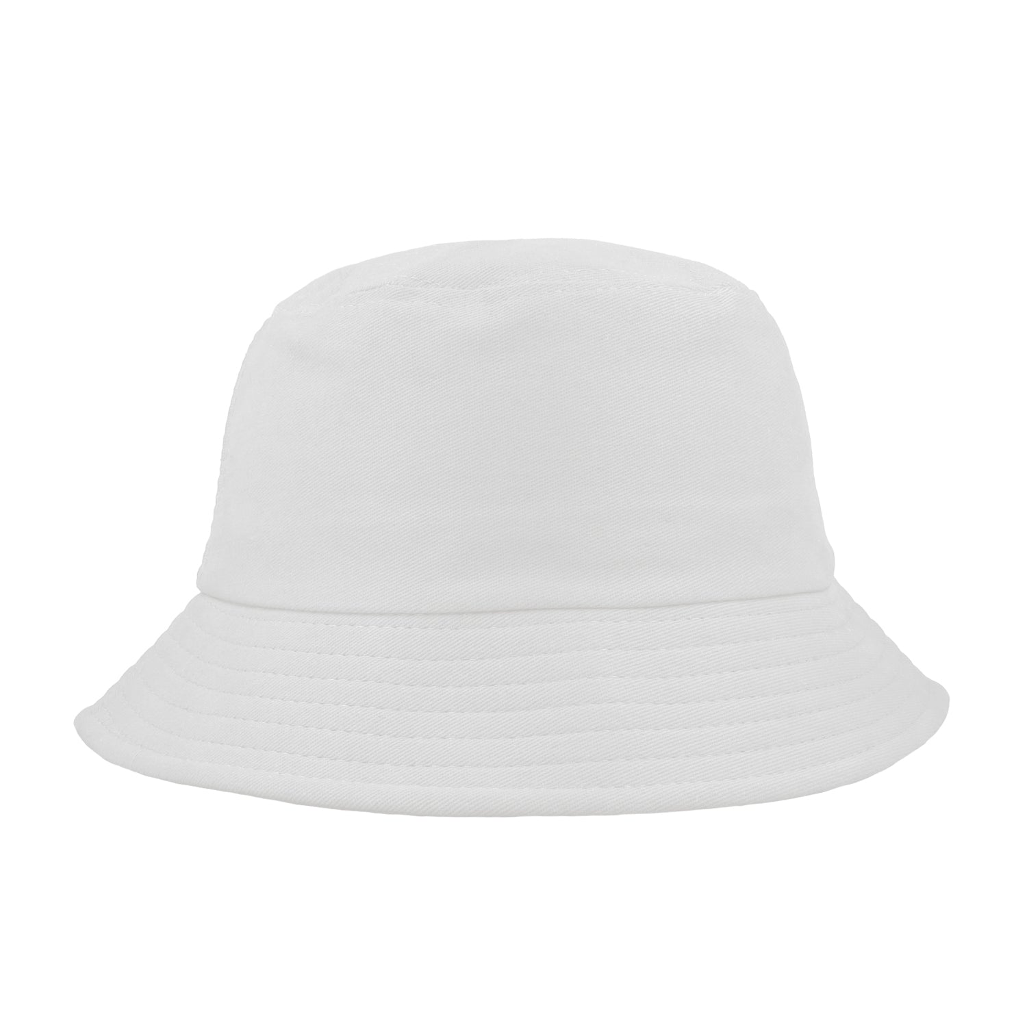 B6033WHITE - Promo Bucket Hat - White