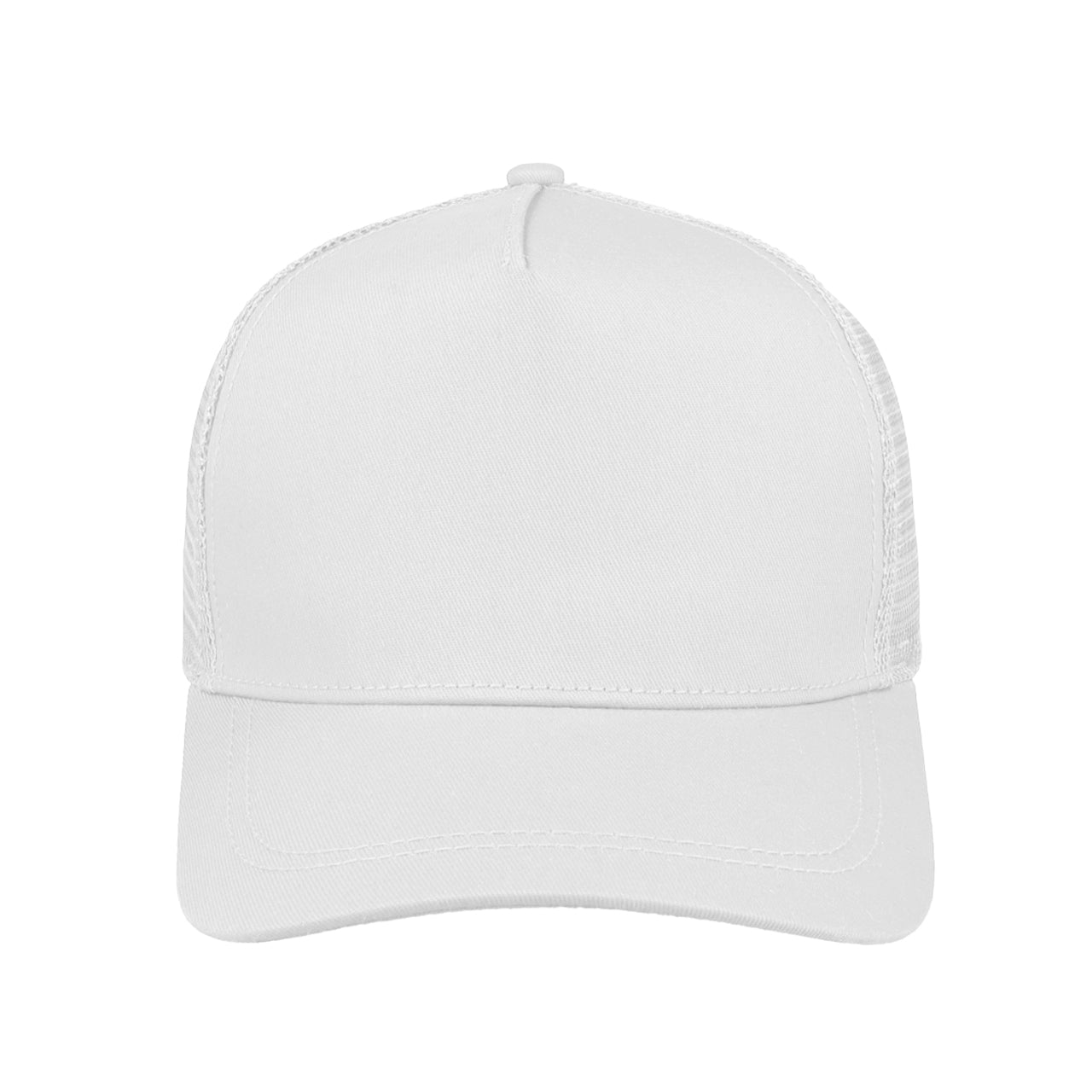 5003WHT/WHT - MAC Trucker Cap - White/White