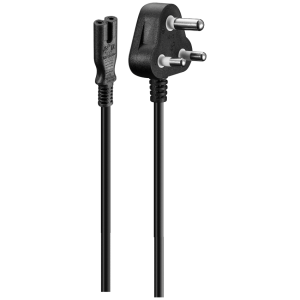 Volkano Presto series Power Cable Figure 8  to SA 3pin 1.8m 2.5A - black