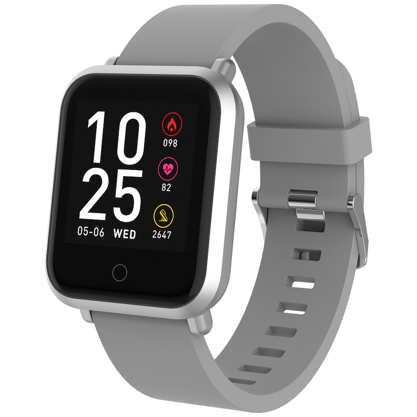 Volkano Active Tech Serene Series Watch with Heart Rate Monitor - Silver