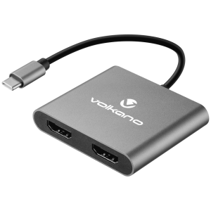 Volkano Expand Series USB-C to Dual 4K HDMI Adaptor