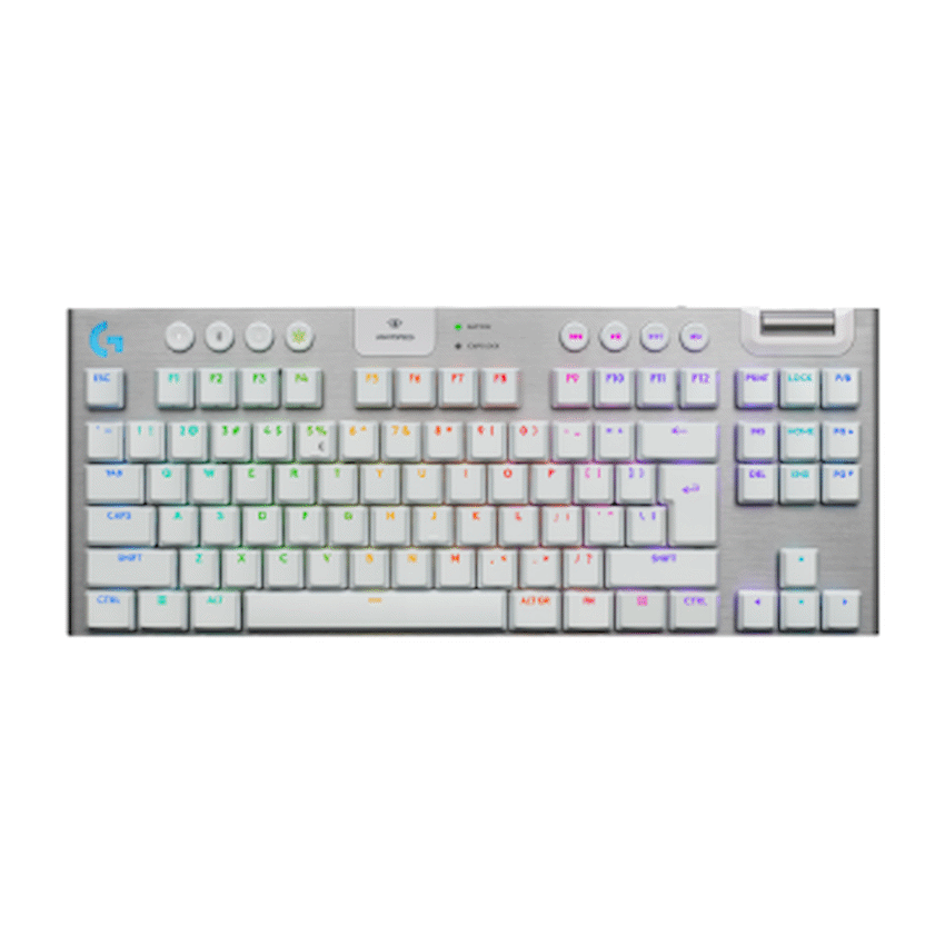 Logitech(R) G915 X LIGHTSPEED TKL Low-Profile Wireless Gaming Keyboard - White