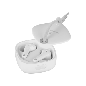 Volkano Ore Series True Wireless Earphones with Charging Case - White