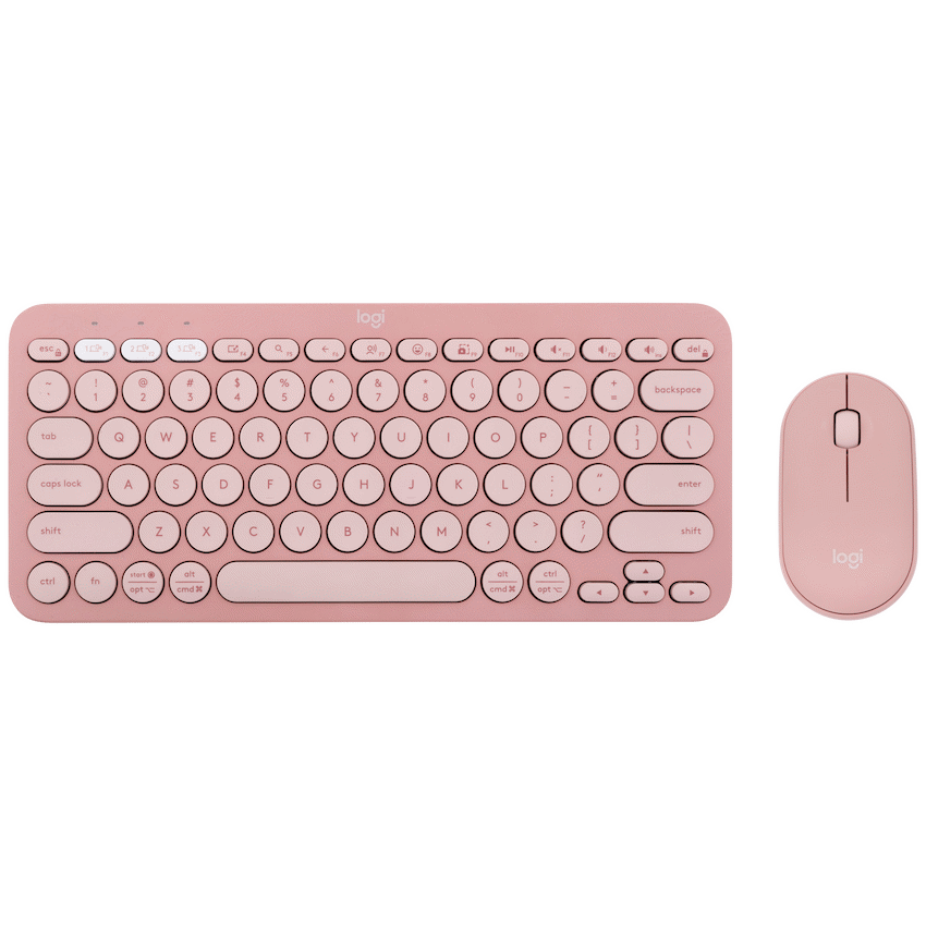 Logitech(R) Pebble 2 Combo - Tonal Rose