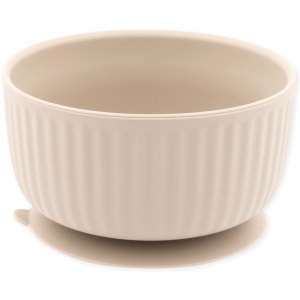 Silicone Suction Bowl - Ivory