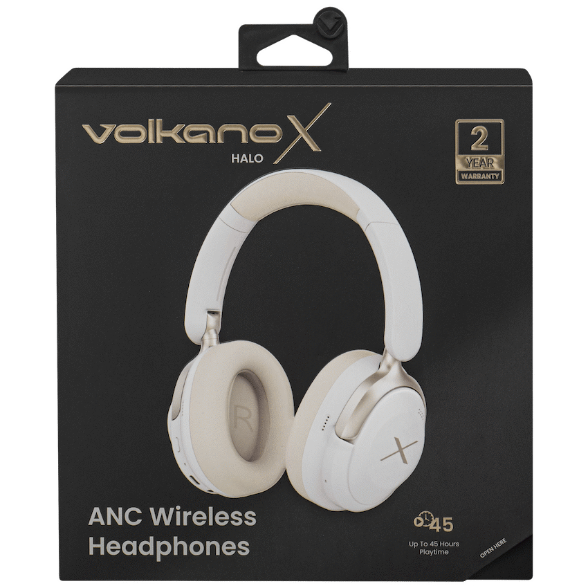 VolkanoX Halo ANC Bluetooth Headphone - Nude - Image 8