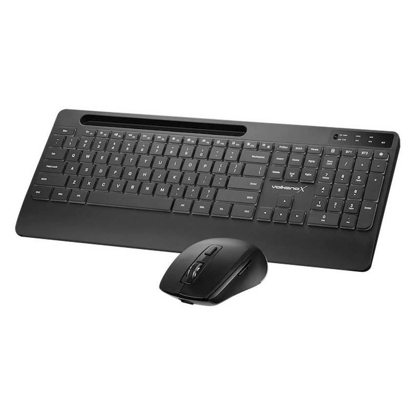 VolkanoX Gem Bluetooth Wireless Keyboard and Mouse - Black - Image 22