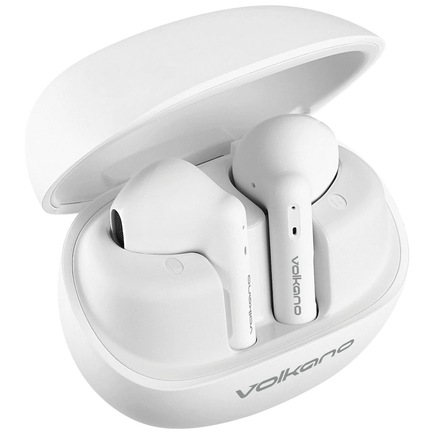 Volkano Buds X3 TWS Earphones with ENC - White - Image 6