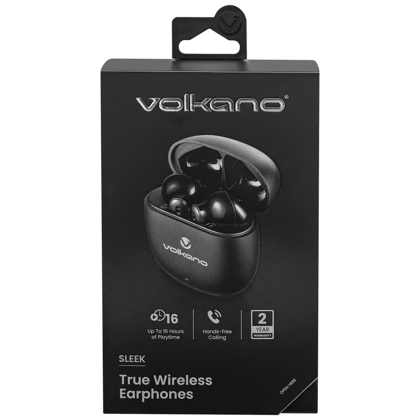Volkano Sleek Series TWS Earphones - Black - Image 12