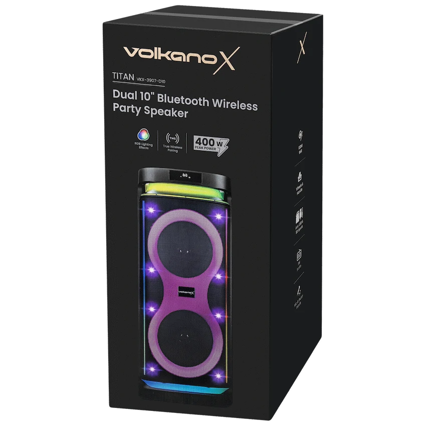 Volkano X Titan Series Dual 10" Party Speaker - Image 5