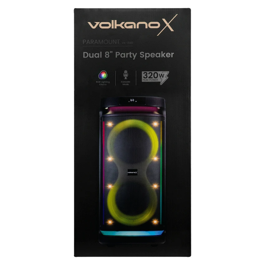 VolkanoX Paramount Series 8" Bluetooth Party Speaker - 80w - Image 16