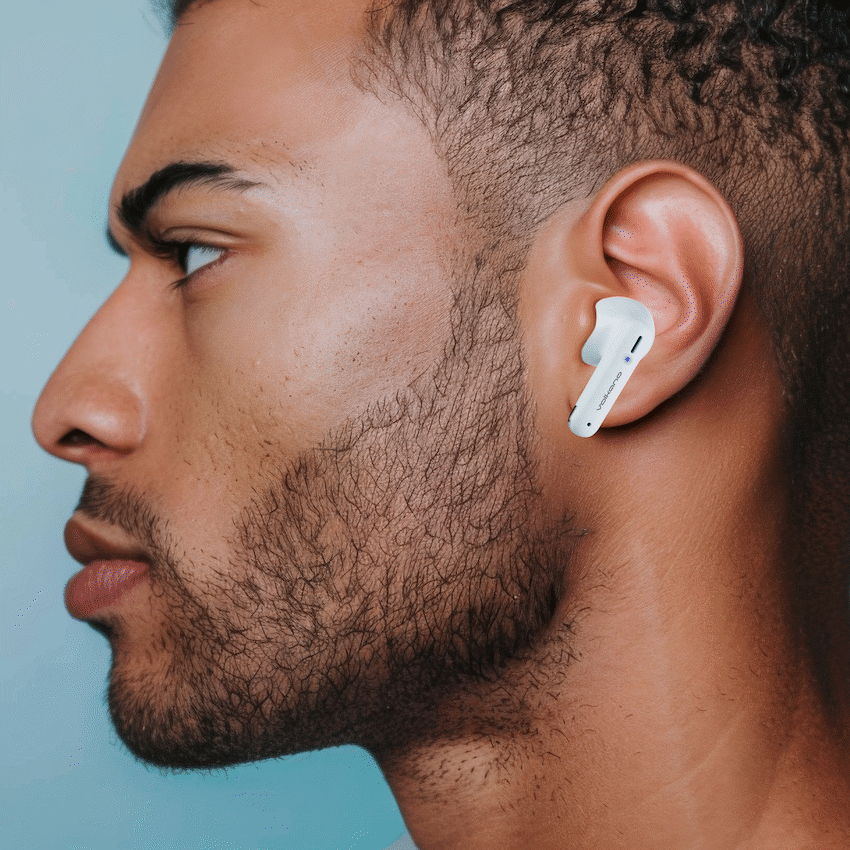 Volkano Jupiter Series TWS Earphones - Pastel Blue - Image 5